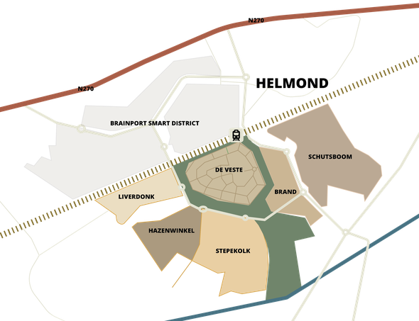 De buurten van Brandevoort in Helmond door Ineke Lammers (bron: gebiedsontwikkeling.nu)