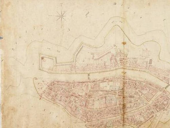 Historische tekening stadskroon door VanWonen (bron: VanWonen)