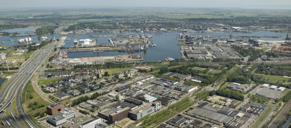 Haven Stad, een van de nieuwe bouwlocaties in Amsterdam door Gemeente Amsterdam (bron: Gemeente Amsterdam)