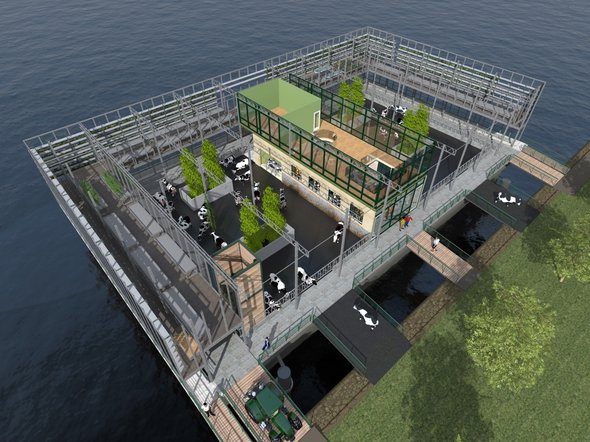 Floating farm
