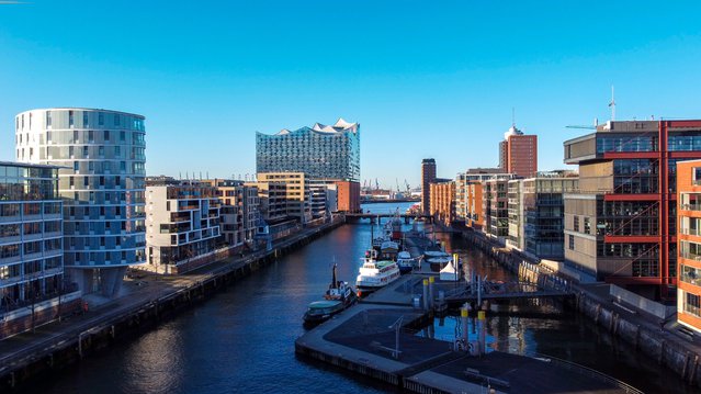 Hafencity, Hamburg door 4kclips (bron: shutterstock.com)