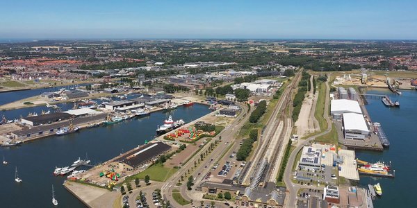 Luchtfoto Kenniswerf Vlissingen door Gemeente Vlissingen (bron: Gemeente Vlissingen)