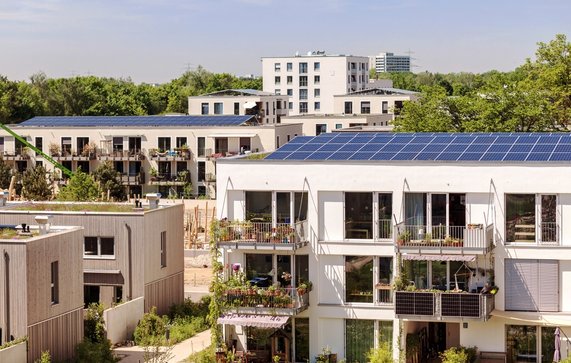 Eco city in Munchen door Mariana Serdynska (bron: Shutterstock)