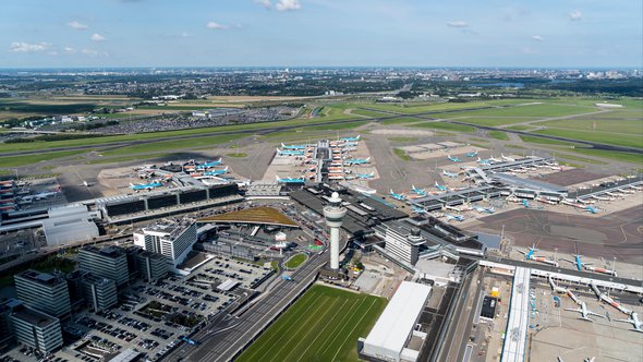 Schiphol, Haarlemmermeer door Aerovista Luchtfotografie (bron: shutterstock.com)