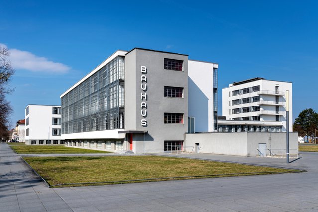 The Bauhaus art school in Dessau door Cinematographer (bron: Shutterstock)