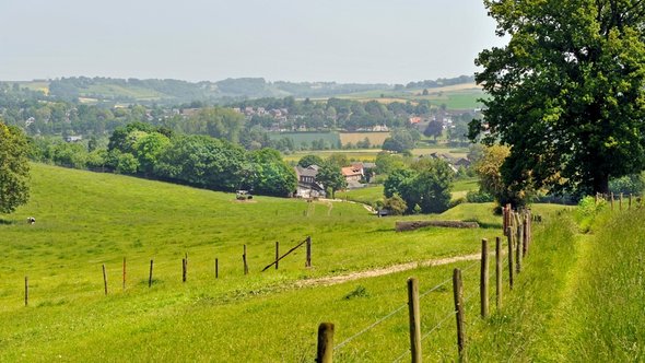 Heuvelland wandelroute  bij Stokhem in Zuid-Limburg door TVGD (bron: Shutterstock)