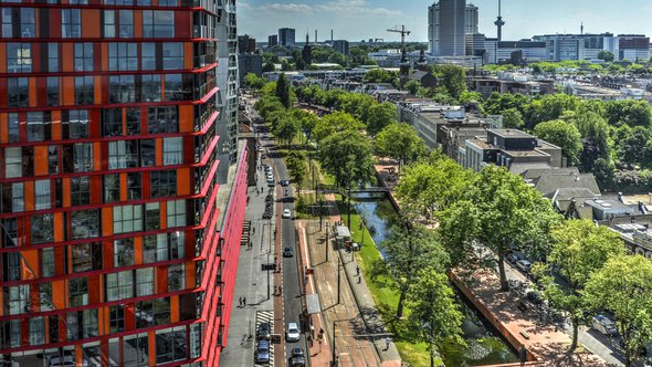 Westersingel in Rotterdam door Frans Blok (bron: Shutterstock)