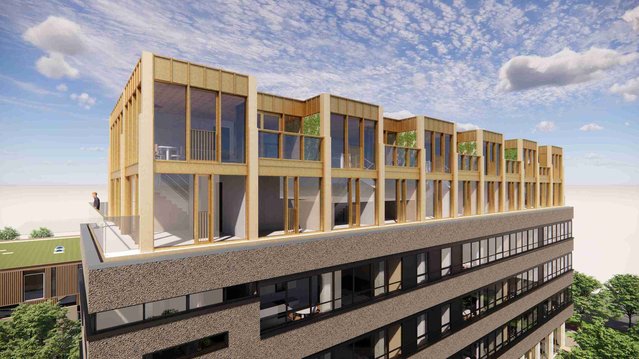 Optopping Deventer 1 door Urban Climate Architects (bron: Urban Climate Architects)