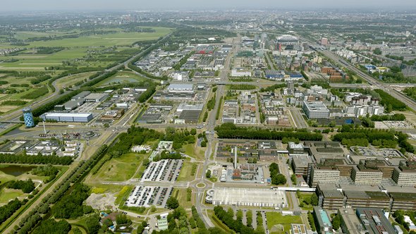 Amsterdam-Zuidoost, gebied Amstel-Stad. Foto: Gemeente Amsterdam/Your Captain, 2020