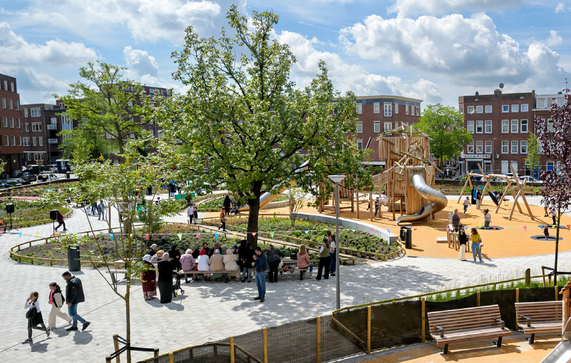driehoeksplein door Ruimtelijke Ordening (bron: Ruimtelijke Ordening)