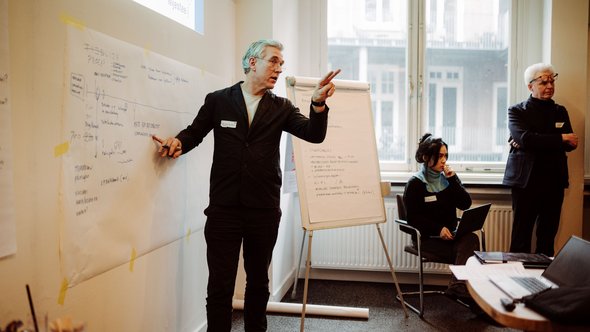 Ben van der Meer door Douwe de Boer (bron: Platform Gras)