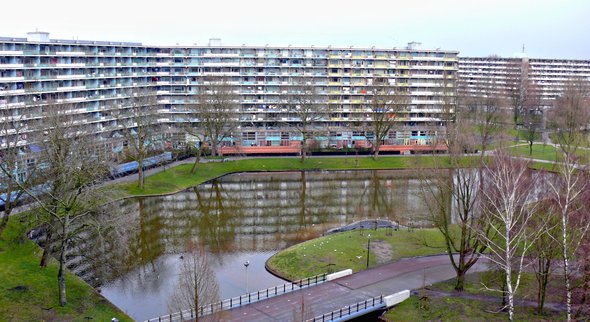 Gooioord Appartementen complex, Amsterdam door HiltonT (bron: Shutterstock)