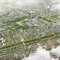 Impressie Merwede Utrecht door BURA urbanism en OKRA (bron: BURA urbanism)