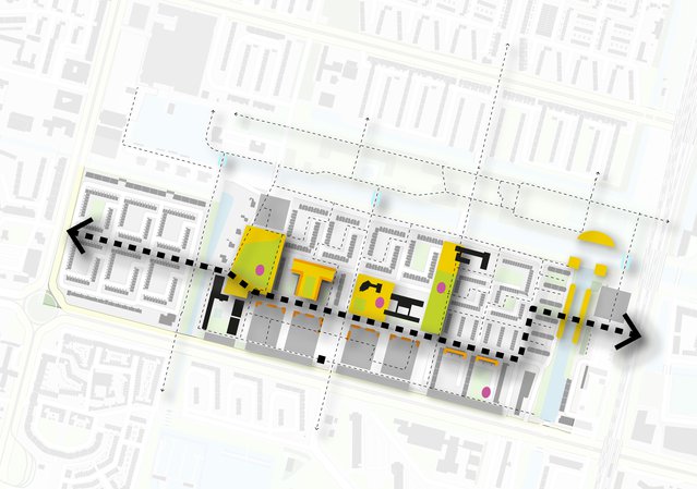 Kansenkaart - verbinding met de Couperusstraat. door Anneke Treffers (bron: hva.nl)