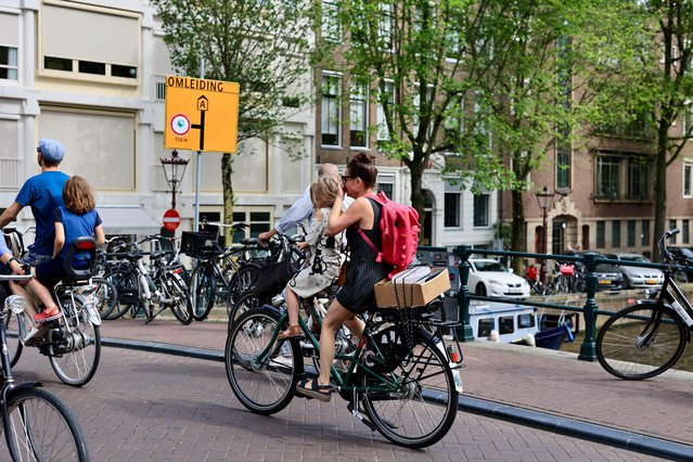 Kinderen op fiets, Amsterdam door Dutch_Photos (bron: shutterstock.com)