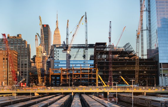 Aanzicht in New York City door Nick Starichenko (bron: Shutterstock)