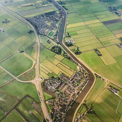 Birdview Nederland landschap -> Photo by Mika Korhonen on Unsplash door Mika Korhonen (bron: Unsplash)