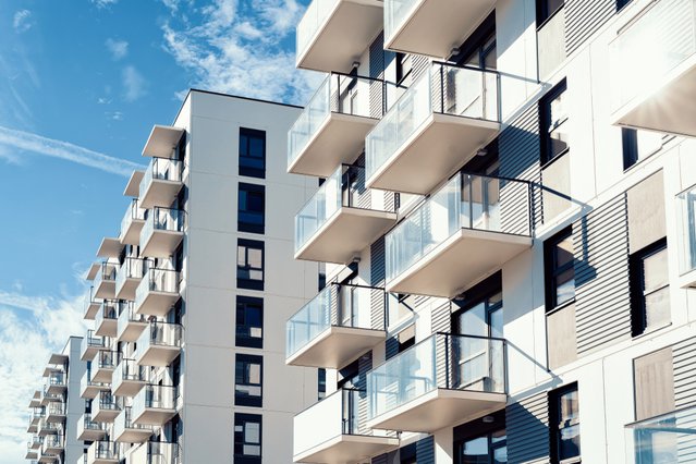 Moderne appartementen in Duitsland door Roman Babakin (bron: Shutterstock)