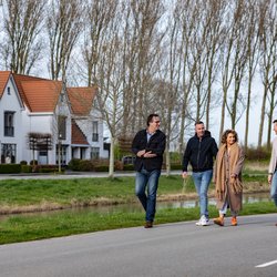 Vlnr Lodewijk Nolson, Pepijn en Monique van Drongelen, Gino van Driessche door Suzan Thiry (bron: Suzan Fotografie)