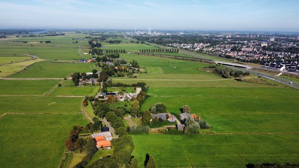 Zwartendijk - Infrastructuur en Woningbouw door Martijn Horst (bron: Stichting Landschap Overijssel)
