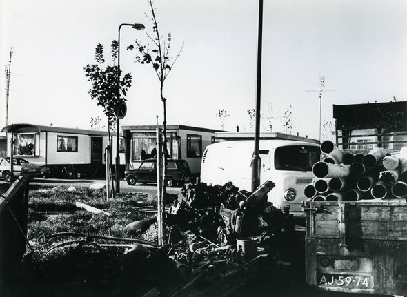 Woonwagenkamp Vorstengrafdonk in 1980 door Rutger van der Maar (bron: Flickr)