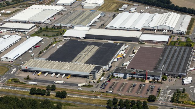 Bedrijventerrein in Venlo door Aerovista Luchtfotografie (bron: Shutterstock)