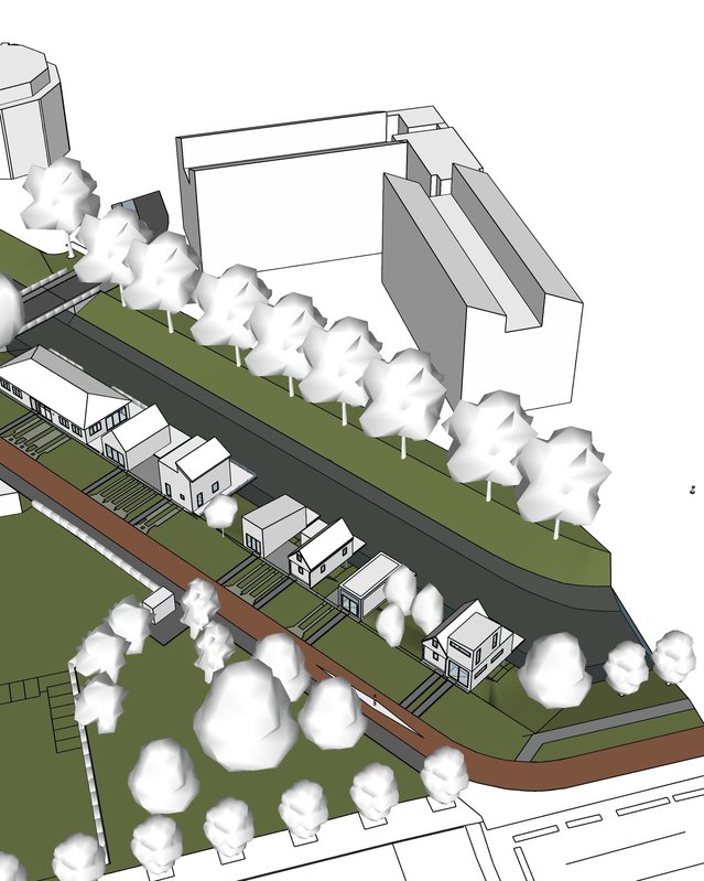 Massastudie Gemberpad door Woningbouwatelier gemeente Almere (bron: Woningbouwatelier gemeente Almere)