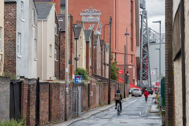 Anfield, Liverpool door Marten van den Bossche (bron: Gebiedsontwikkeling.nu)