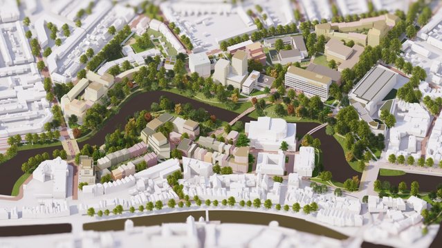 Noorderkwartier Zwolle door West 8 (bron: West 8)