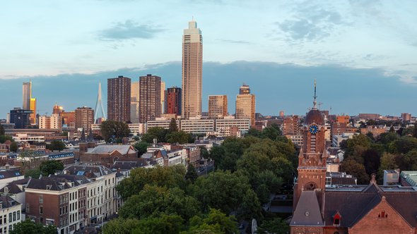 Rotterdam skyline door Drop of Light (bron: shutterstock.com)