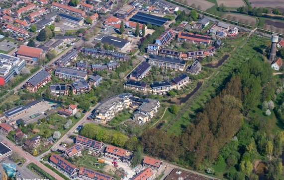 EVA Lanxmeer, ten noordwesten waterwingebied_Jeroen Komen, Ik kan vliegen door Jeroen Komen (bron: Jeroen Komen, Ik kan vliegen)
