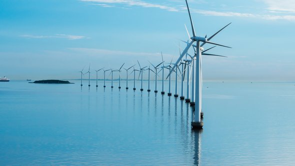 Offshore windmolenpark door Marc Studer (bron: shutterstock.com)