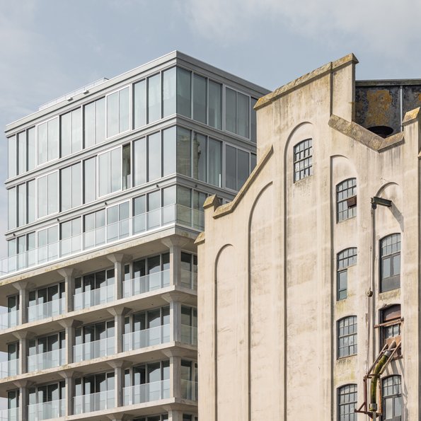Meelpakhuis en Silogebouw door Corentin Haubrugge (bron: Van der Wiel Bouw)