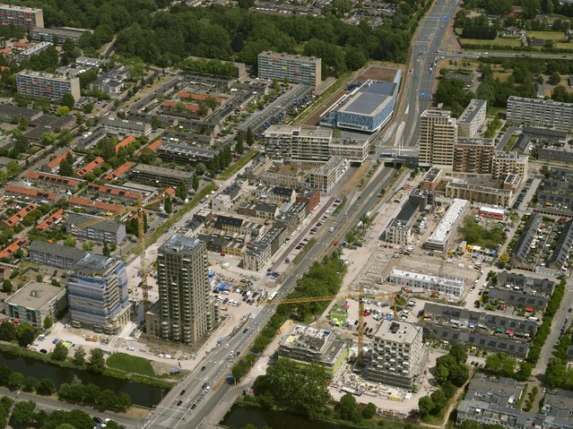 Hogekwartier Amersfoort door KCAP/beeld: Your Captain Luchtfotografie (bron: kcap.eu)