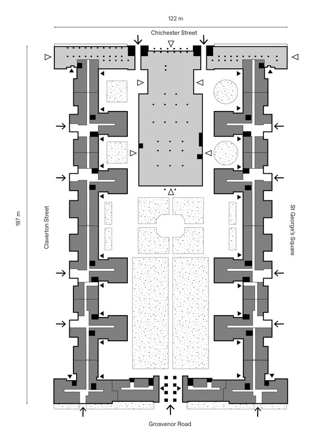Dolphin Square, Londen door De Zwarte Hond (bron: De Zwarte Hond)