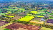 Luchtfoto van het landschap in de omgeving van Eindhoven door Milosz Maslanka (bron: Shutterstock)
