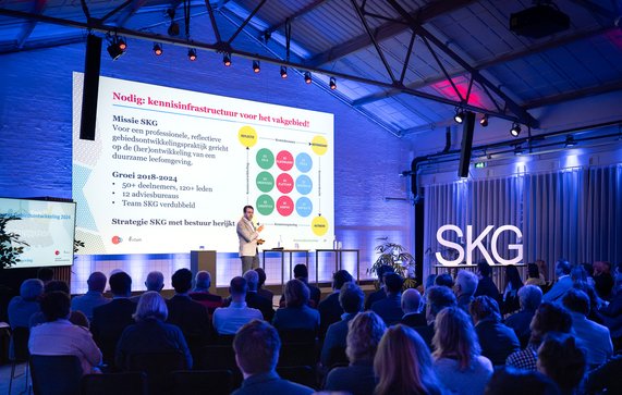 SKG Jaarcongres 2024 door Sander van Wettum (bron: Stichting Kennis Gebiedsontwikkeling)