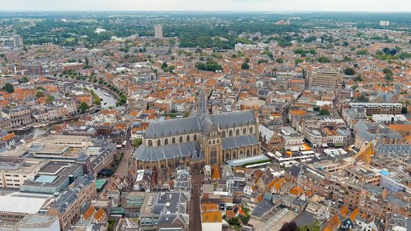 Centrum Haarlem door Maykova Galina (bron: shutterstock)