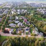 Drone beeld van Skoatterwâld