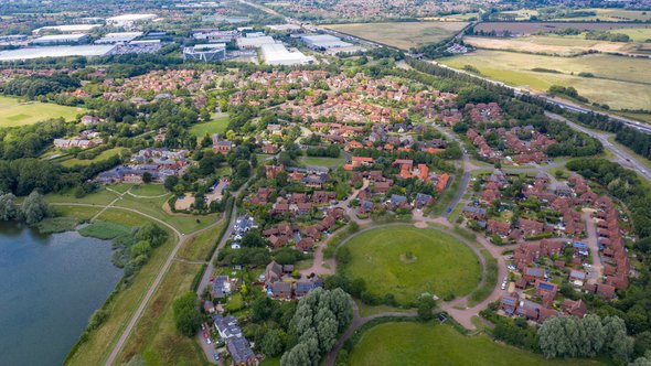 Milton Keynes, VK door Go My Media (bron: shutterstock)