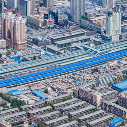 Treinstation in Lanzhou, China door Maksym Deliyergiyev (bron: Shutterstock)