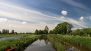 Meadows in area below 21 feet under sealevel, the Zuidplaspolder. The municipality of Zuidplas will build 8000 houses, 2 industrial zones and a forest between Rotterdam and Gouda cities door Andre Muller (bron: Shutterstock)