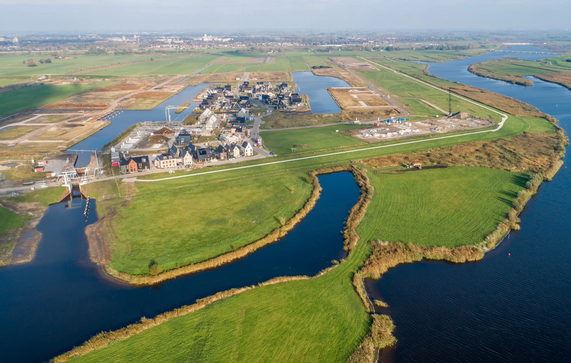 Luchtfoto Dorp Reeve door Gemeente Kampen (bron: Gemeente Kampen)
