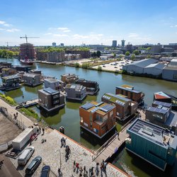 Overzichtsfoto Schoonschip Amsterdam door Isabel Nabuurs (bron: isabelnabuurs.nl)