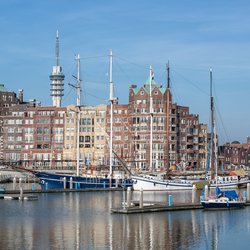 De haven van Lelystad door T.W. van Urk (bron: Shutterstock)