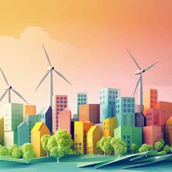 De groene stad door SARYMSAKOV ANDREY (bron: Shutterstock)