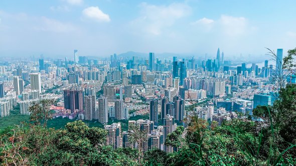 Shenzhen, smart city -> Afbeelding van Charlottees via Pixabay