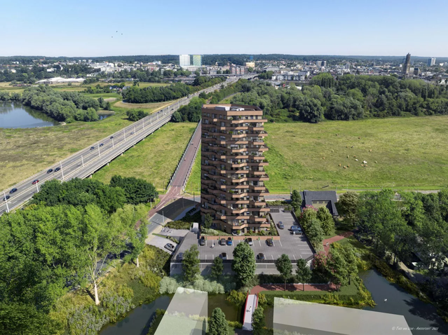 Woontoren VanWonen Arnhem door VanWonen (bron: vastgoedmarkt.nl)