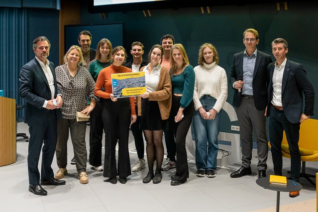 Het studententeam met het meest onderscheidende ontwerp door Sander van Wettum (bron: Stichting Kennis Gebiedsontwikkeling)