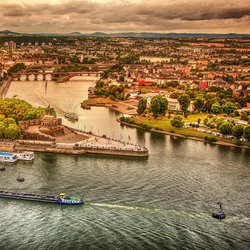 koblenz stad en landschap